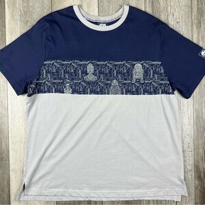 Star Wars Galaxys Edge Shirt Mens Size XL Grey Blue Droid Depot Disney Parks